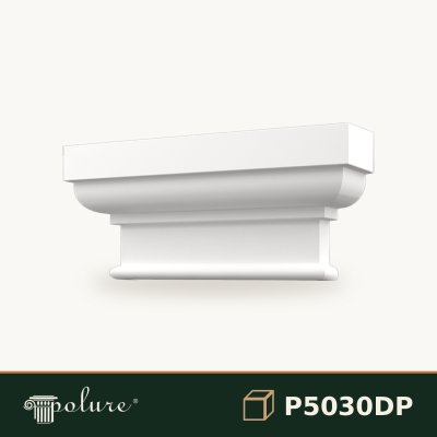 Capitel Pilastru Decorativ din Poliuretan 10x43x19 cm