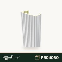 Pilastru canelat 20x40x240 cm din material decorativ din poliuretan – P504050