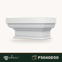 Capitel de pilastru, produs decorativ din poliuretan 28x56x26 cm – P5040D50