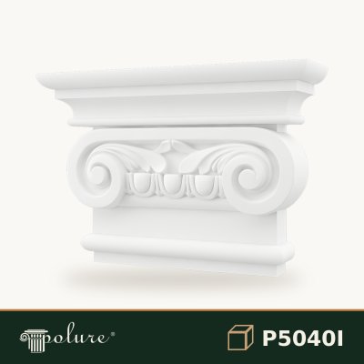 Capitel Decorativ Poliuretan pentru Pilastru 15x60x41 cm