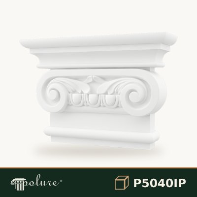 Capitel Decorativ Poliuretan pentru Pilastru 15x60x41 cm