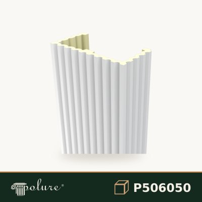 P506050 Pilastru Poliuretan Canelat 30x60x240 cm, fotografie produs