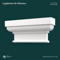 Capitel Decorativ Pilastru Poliuretan 19x84x38 cm