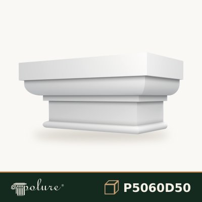 P5060D50 Produs decorativ din poliuretan Pilastru 42x84x38 cm, fotografie produs