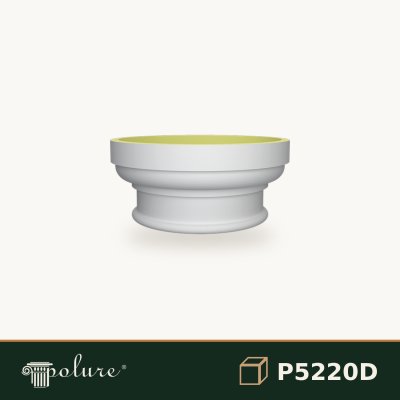 Capiteliu Coloana Poliuretan Decorativ 28x28 cm Model Clasic