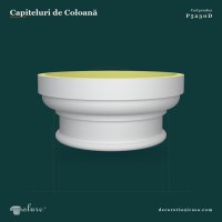 Capitel Coloana Poliuretan 43x43 cm cu Acant si Volute