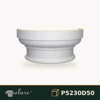Capitel Decorativ din Poliuretan pentru Coloană 21x43x19 cm