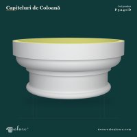 Capitel Coloană din Poliuretan 56x56x25 cm Decorativ