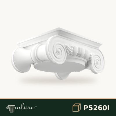Capitel Coloana Ionica din Poliuretan 70x93x37 cm