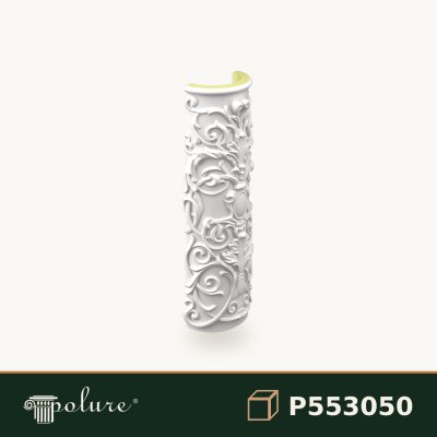Jumătate de Coloană Decorativă din Poliuretan 19x36x103 cm