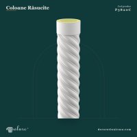 Coloană Decorativă Răsucită Poliuretan 20x260 cm