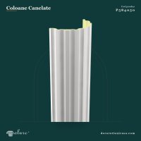 Semicoloană Decorativă din Poliuretan Canelată 20x40x240 cm