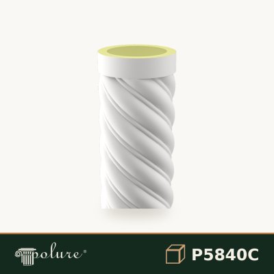 Coloana Decorativa Răsucita din Poliuretan 40x260 cm