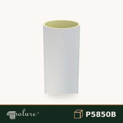 Coloană Cilindrică Netedă din Poliuretan Decorativă