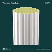 Coloană Decorativă Canelată din Poliuretan 60x240 cm