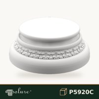 Bază Decorativă de Coloană din Poliuretan 35x35x13 cm