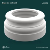 Bază Coloană din Poliuretan 51x51x23 cm Profilată
