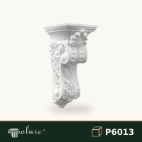 Consolă Poliuretanică Decorativă 22x20x47 cm Frunze Acant