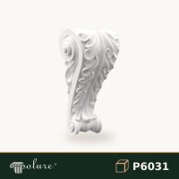 Consolă Decorativă din Poliuretan cu Frunze de Acant 13x17x30 cm