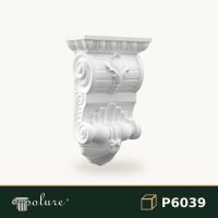Consolă Decorativă din Poliuretan 11x25x40 cm Motif Clasic