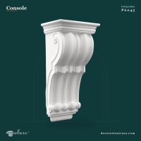 Consolă Decorativă Clasică din Poliuretan 23x34x66 cm