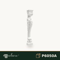 Consolă Decorativă Sculptată Poliuretan 16x16x101 cm