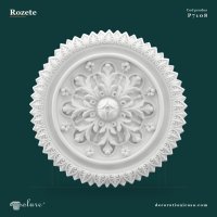 Rozetă Tavan Clasică cu Relief din Poliuretan 32x32 cm