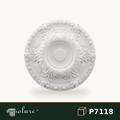 Rozetă din Poliuretan 49x49 cm Model Clasic pentru Tavan