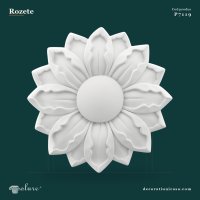 Rozetă Tavan din Poliuretan 63 cm Model Floral Relief