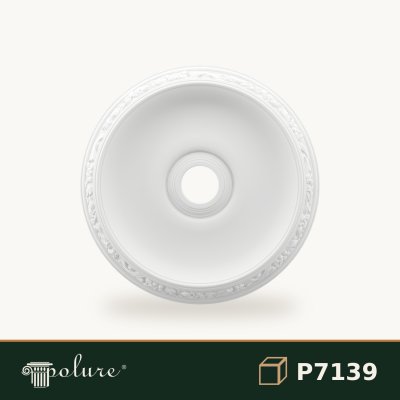 Cupolă Decorativă din Poliuretan pentru Tavan 73x73 cm