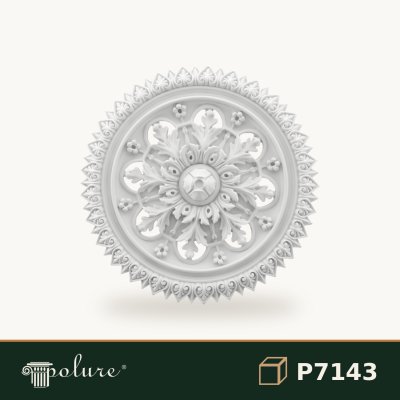 Rozetă de Tavan din Poliuretan 54x54 cm Model Clasic
