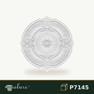 Rozetă Tavan Poliuretan 100 cm Model Clasic Reliefat