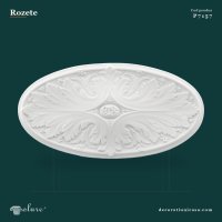 Rozetă Ovală din Poliuretan pentru Tavan 33x63 cm