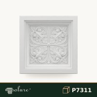 Cupolă Decorativă din Poliuretan Pătrată pentru Plafon