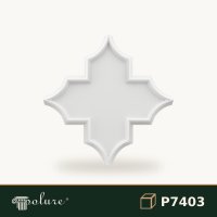 Panou Decorativ Decupat Poliuretan 63x63 cm Geometrice