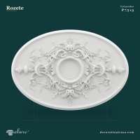 Rozetă Ovală din Poliuretan 54x79 cm Model Decorativ Tavan