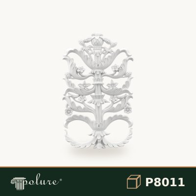 Decorațiune Din Poliuretan 50x30 cm Cu Relief Floral