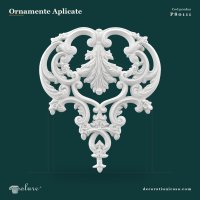 Ornament Decorativ Poliuretan cu Relief Floral 66x55 cm
