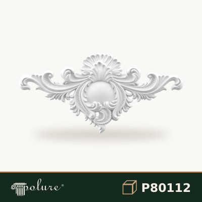 Fronton Decorativ din Poliuretan P80112 78x38 cm