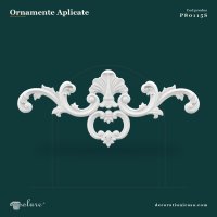 Ornament Decorativ din Poliuretan 39x17 cm cu Volute