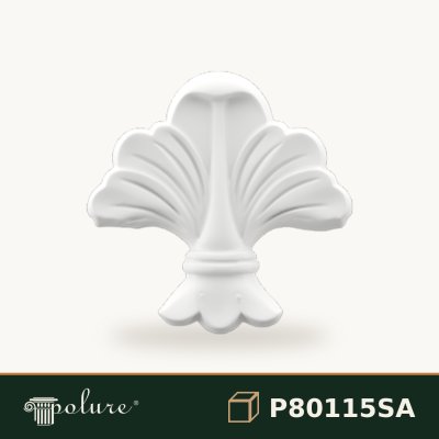 Ornament Decorativ din Poliuretan 8x8 cm pentru Mobilă și Perete