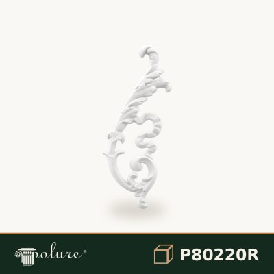 Ornament Decorativ Sculptat din Poliuretan 34x14 cm