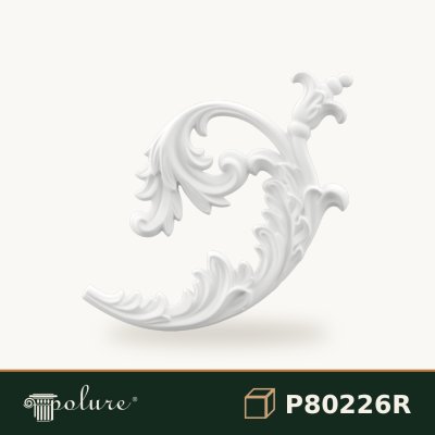 Ornament Decorativ din Poliuretan 25x23 cm cu Acant