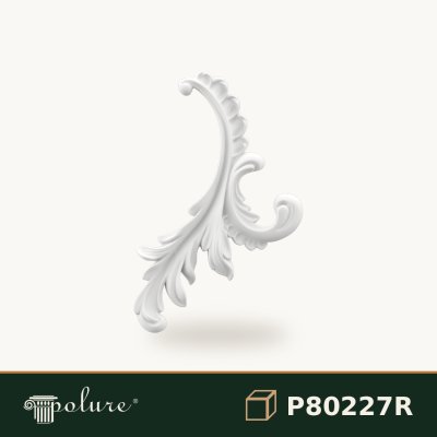 Ornament Decorativ din Poliuretan 25x16 cm Motif Clasic
