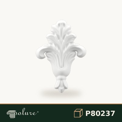 Ornament Decorativ Clasic din Poliuretan 12x8 cm