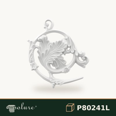 Ornament Decorativ Poliuretan 43x38 cm Model Acant
