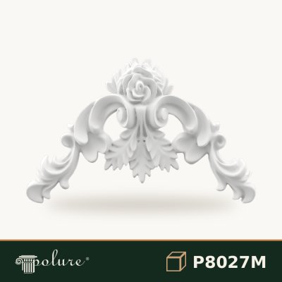 Ornament Decorativ Fronton din Poliuretan 38x60 cm