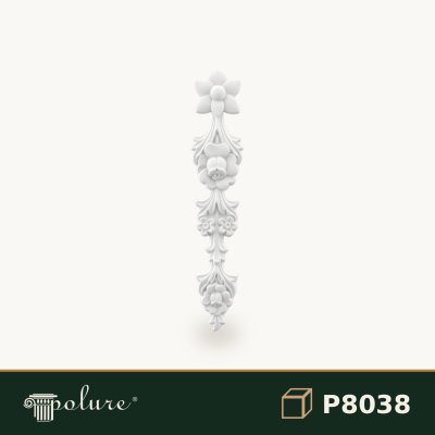 Ornament Decorativ Poliuretan 50x12 cm Model Floral