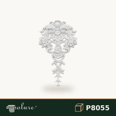 Ornament Decorativ Sculptat din Poliuretan 52x30 cm