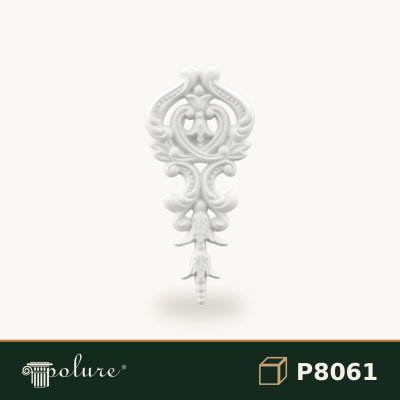 Ornament Decorativ Poliuretan 24x11 cm Relief Clasic